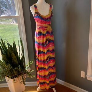 Boden Multicolor Sleeveless Maxi Dress